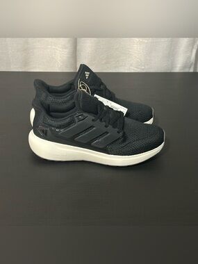 adidas Black Knit Sneakers with White Midsole